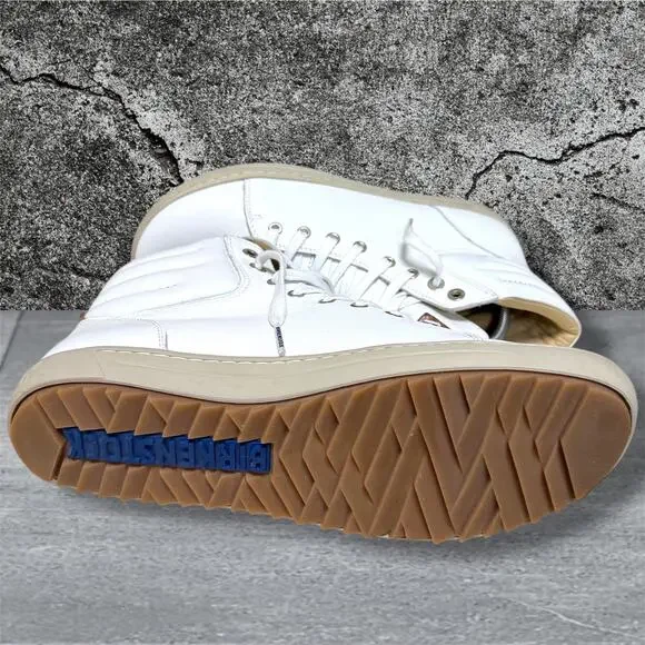 •VNDS• Birkenstock Women’s Bartlett Kids White Leather Shoes • EU40 - Picture 2 of 13